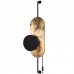 Sieninis šviestuvas WHEEL LUX BLACK/GOLD